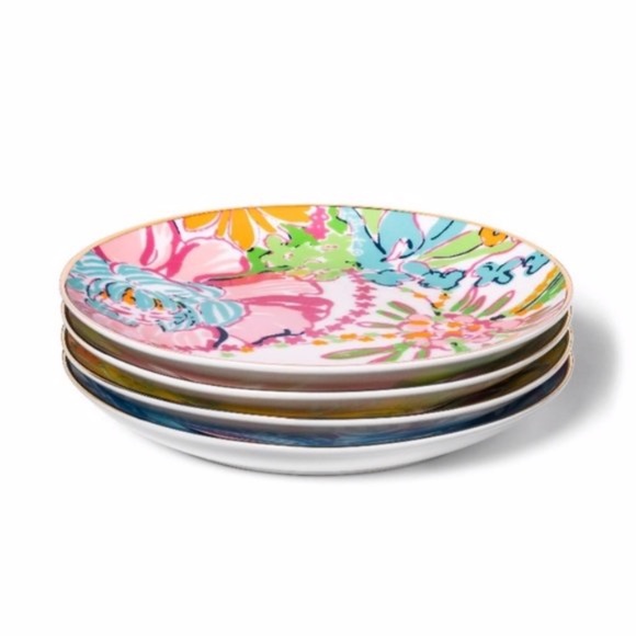 Lily Pultizer for Target | Plates | Appetizer Plates | Set of Four